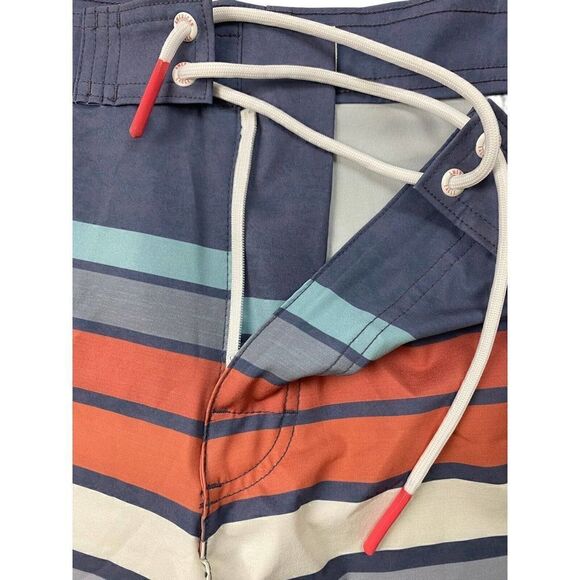 American Eagle Outfitters Board Shorts Large Blue / Mauve unlined NWOT‎ - Picture 6 of 10